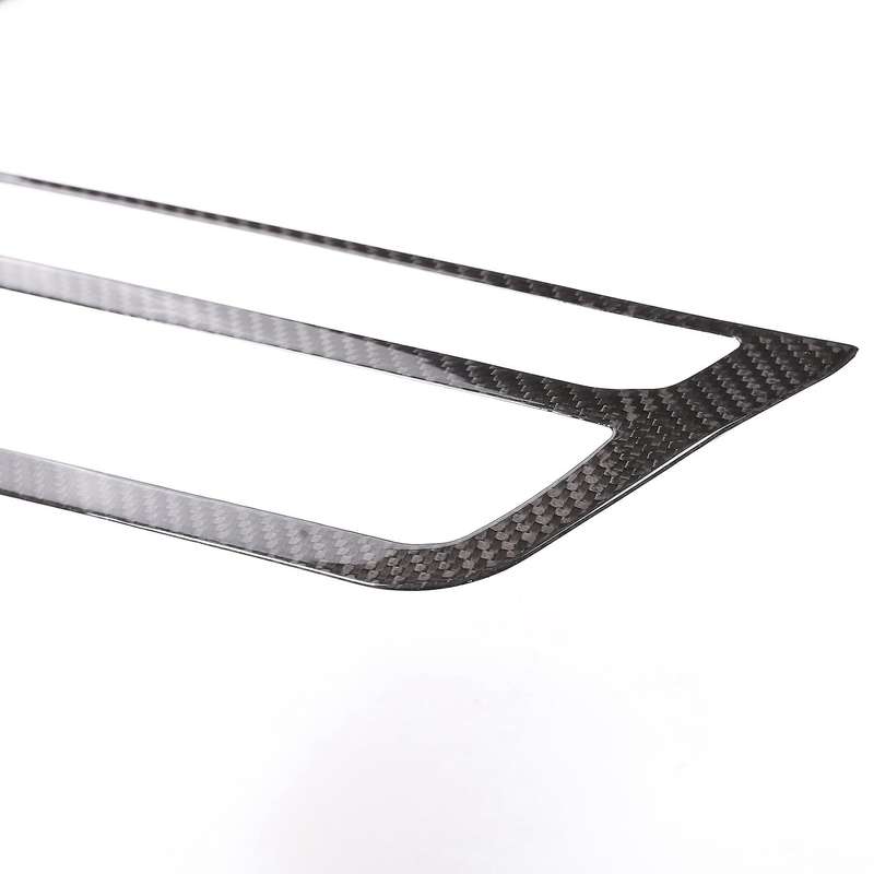 Car Real Carbon Fiber Center Air Conditioning Decoration Frame Trim Accessories for - New 5 Series G