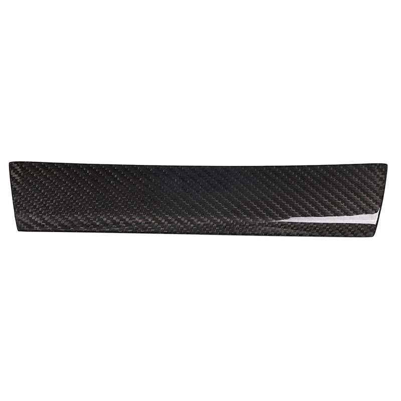 Car Real Carbon Fiber Cup Holder Up Decoration Cover Trim Accessories for - 5 Series G30 G38 2017-20