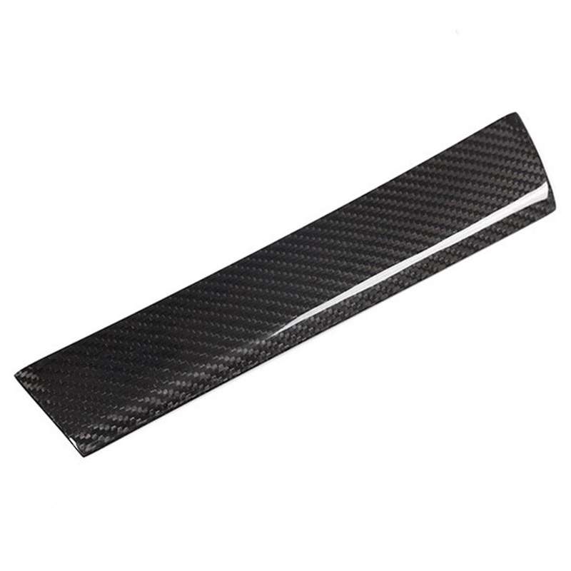 Car Real Carbon Fiber Cup Holder Up Decoration Cover Trim Accessories for - 5 Series G30 G38 2017-20