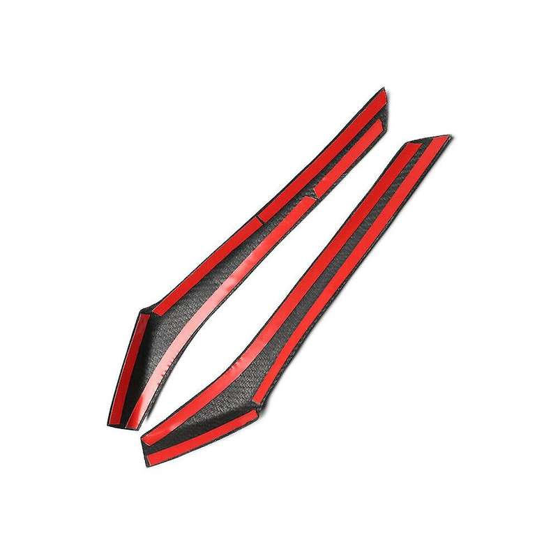 Car Real Carbon Fiber Headlight Eyebrow Eyelid Trim Fit for Fit 2014 2015 2016