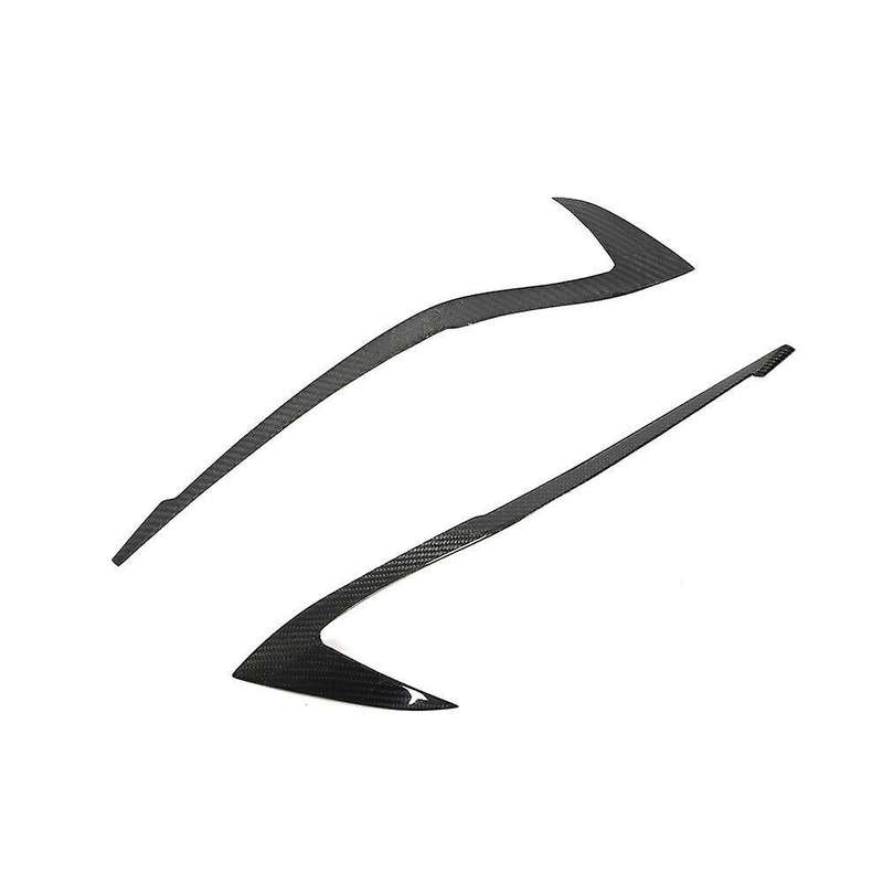 Car Real Carbon Fiber Headlight Eyebrow Eyelid for 3 Series G20 G28 Sedan 2020