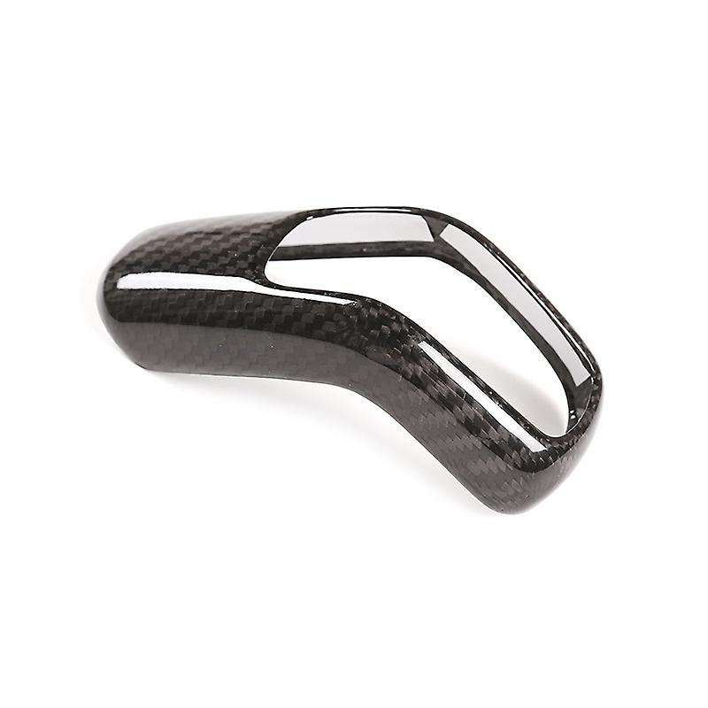 Car Real Carbon Fiber Gear Shift Head Cover Trim Stickers for 110 2020-2021