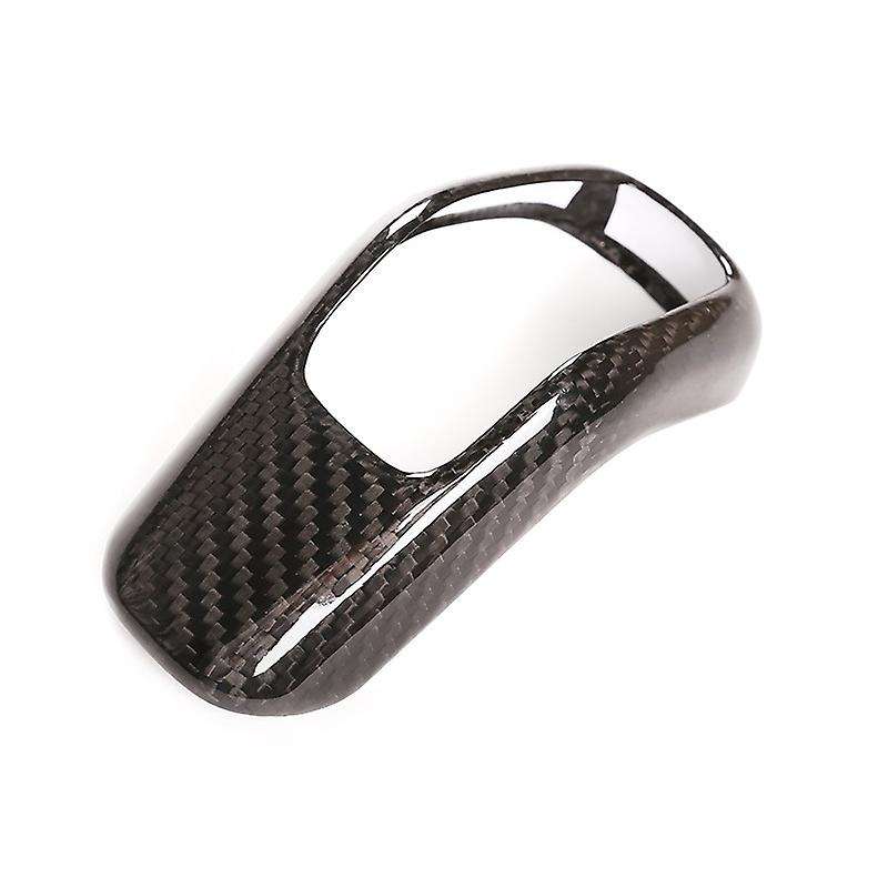 Car Real Carbon Fiber Gear Shift Head Cover Trim Stickers for 110 2020-2021