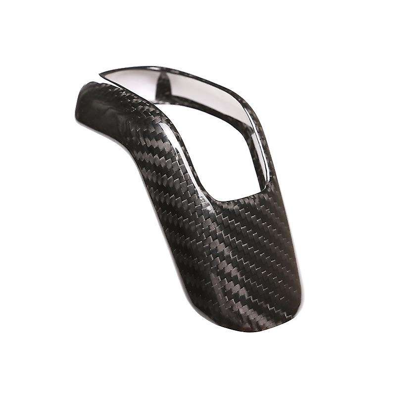 Car Real Carbon Fiber Gear Shift Head Cover Trim Stickers for 110 2020-2021