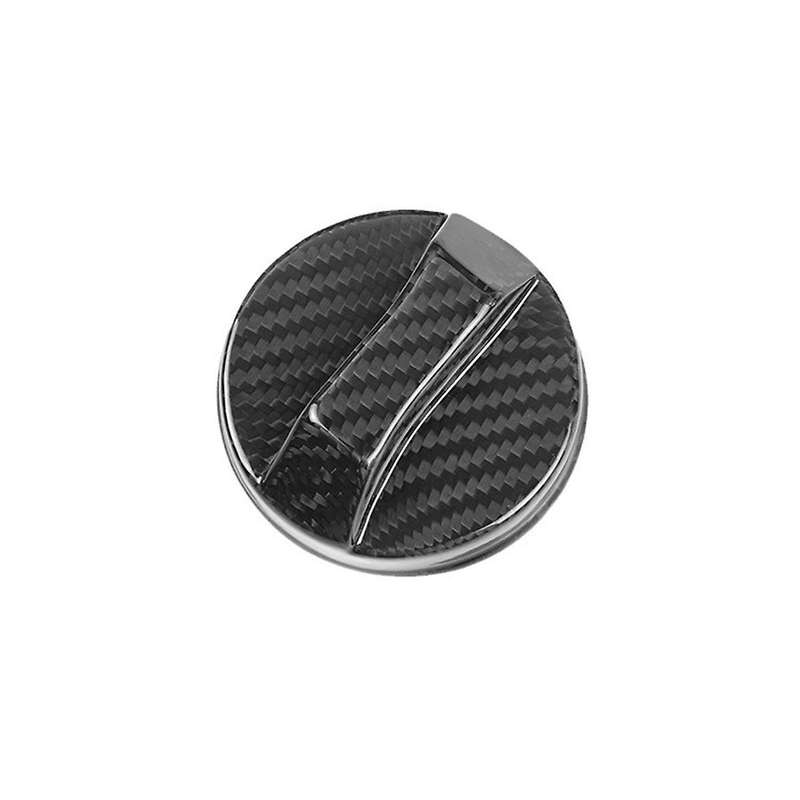 Car Real Carbon Fiber Inner Fuel Tank Cap Trim Cover for Smart Sport Cerato Forte