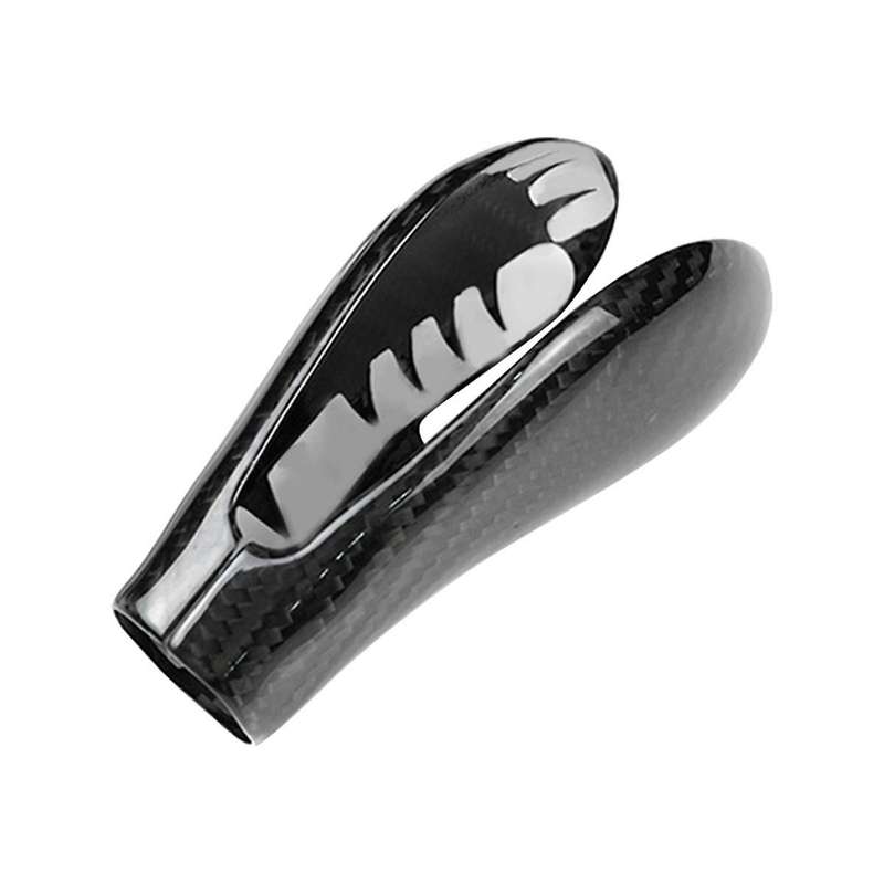 Car Real Carbon Fiber Gear Knob Cover Trim for 2004-2009 Center Console Interior Decoration