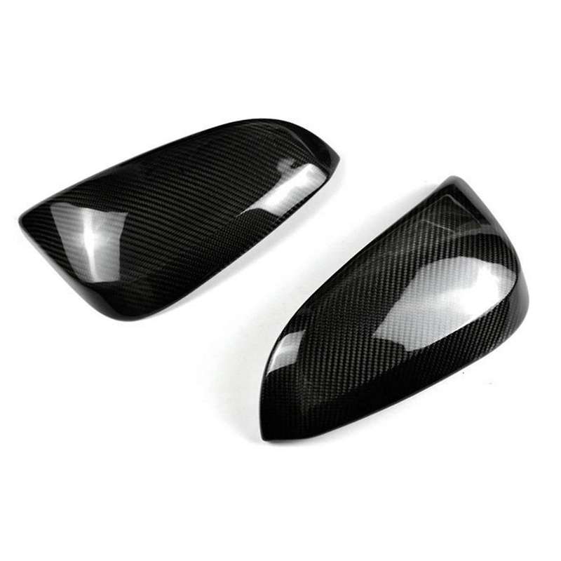 Car Real Carbon Fiber Mirror Cover Rearview Side Mirror Cap Trim for 2015-2021 2015-2019