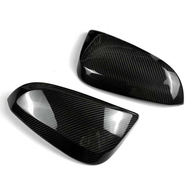 Car Real Carbon Fiber Mirror Cover Rearview Side Mirror Cap Trim for 2015-2021 2015-2019