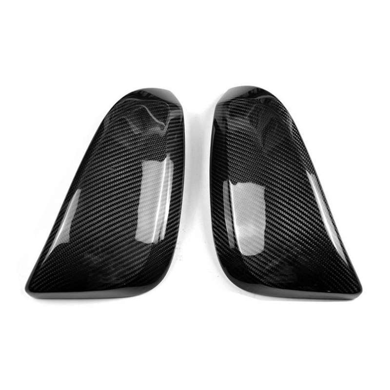 Car Real Carbon Fiber Mirror Cover Rearview Side Mirror Cap Trim for 2015-2021 2015-2019
