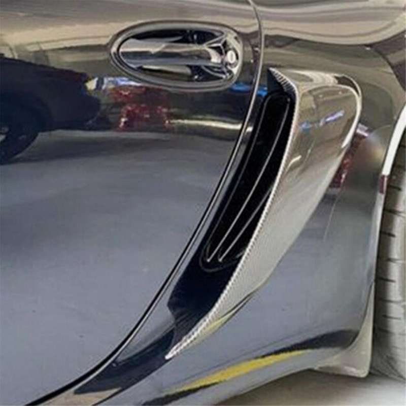 Car Real Carbon Fiber Side Air Vents for 987 2006-2012 Rear Air Intake Car Trim Accessories