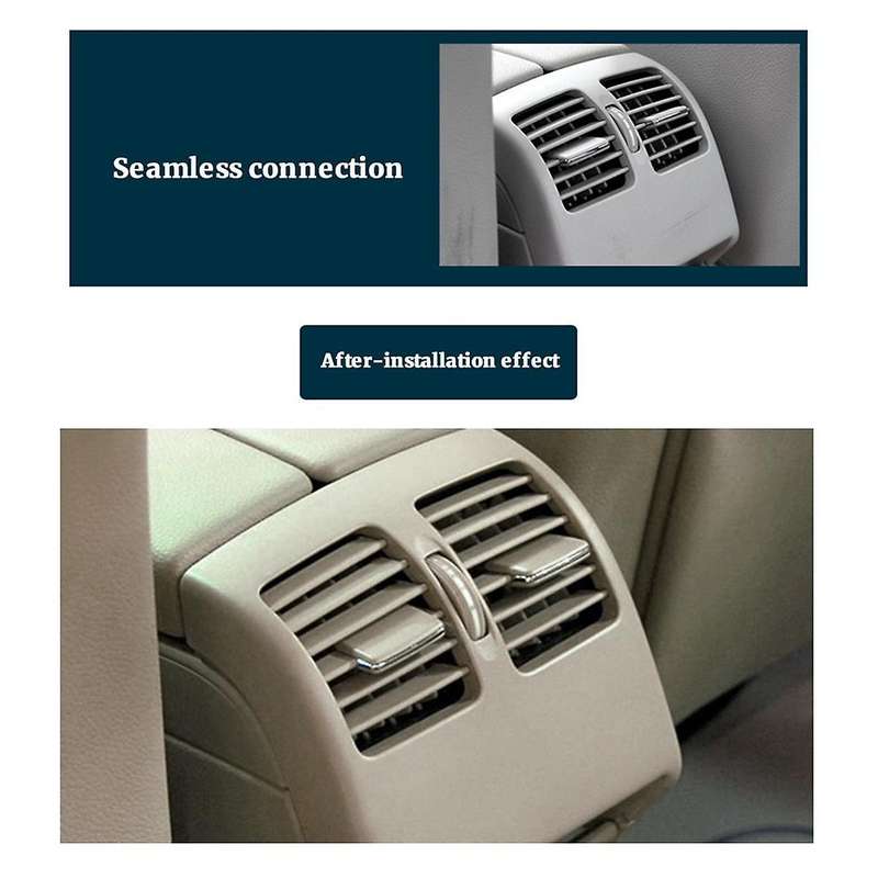 Car Rear A/C Grille Cover W2048300354 for C Class W204 2007-2014 Back Center Console Outlet Panel