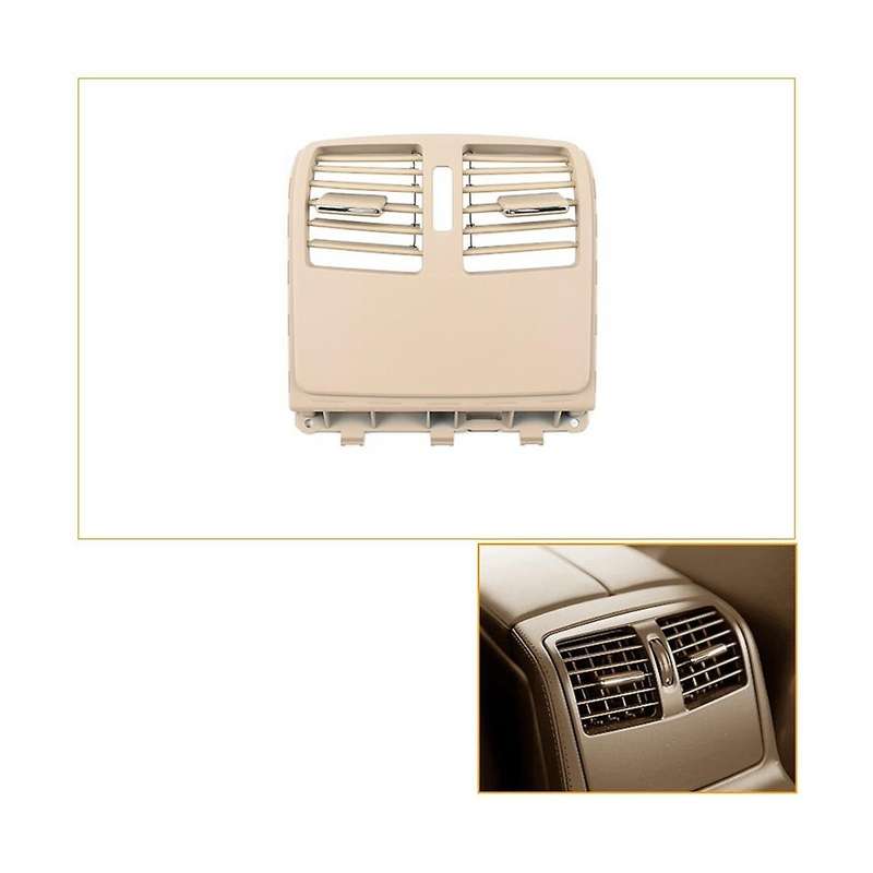 Car Rear Air Conditioner Ac Vent Grille Outlet Cover for W218 -class Cls220 Cls260 2012-2017(beige)