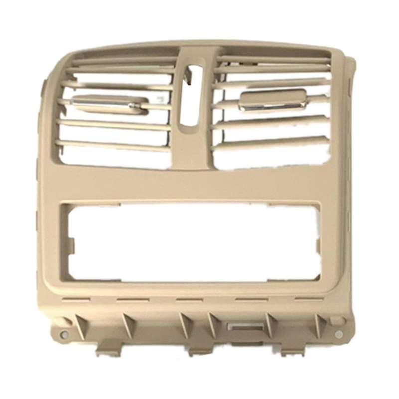 Car Rear Air Conditioner Ac Vent Grille Outlet Cover with Holes for - -class W218 2012-2017 Beige