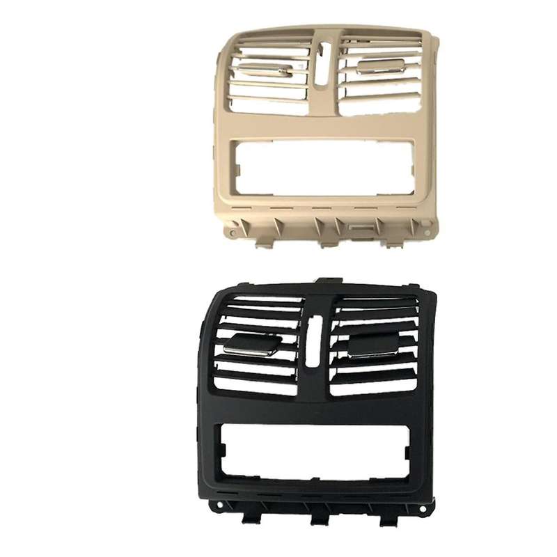 Car Rear Air Conditioner Ac Vent Grille Outlet Cover with Holes for - -class W218 2012-2017 Beige