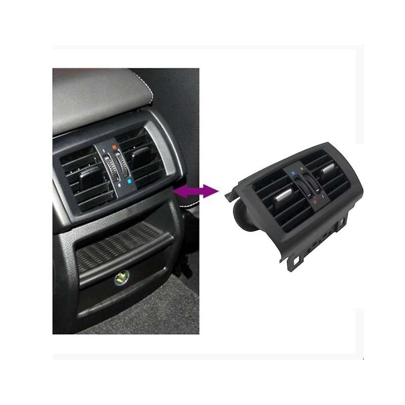 Car Rear Air Conditioner Vent Outlet Assembly Replacement for X3 F25 2011-2017 X4 F26 2013-2018 6422