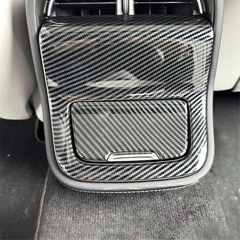 Car Rear Air Outlet Frame Interior Armrest Box Sticker for E-Class 2024 Interior Modification Parts
