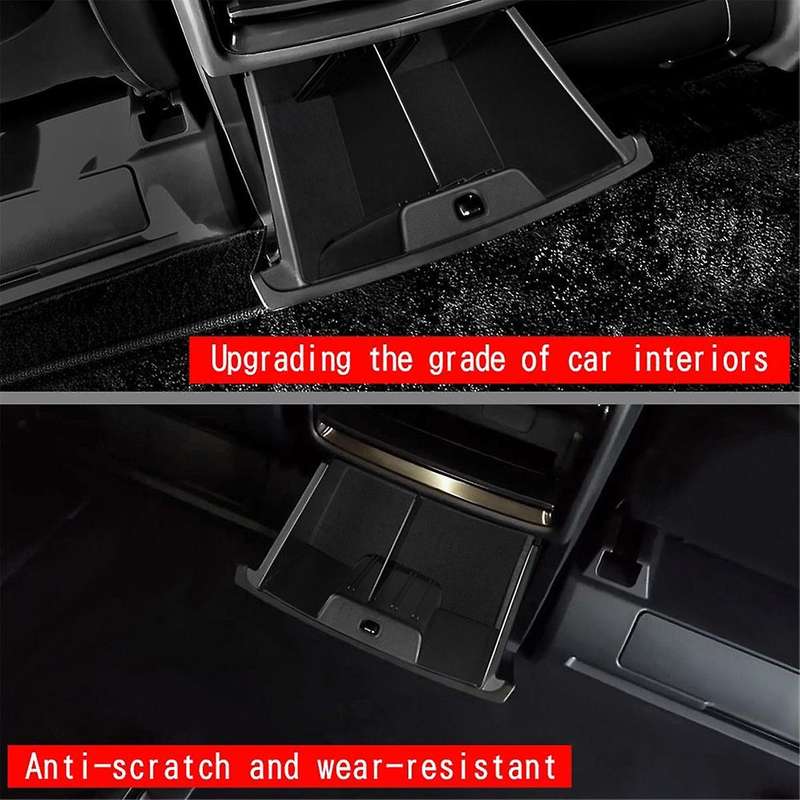 Car Rear Air Outlet Storage Box Interior Accessories for Alphard Vellfire 40 Series 2023+ Rhd