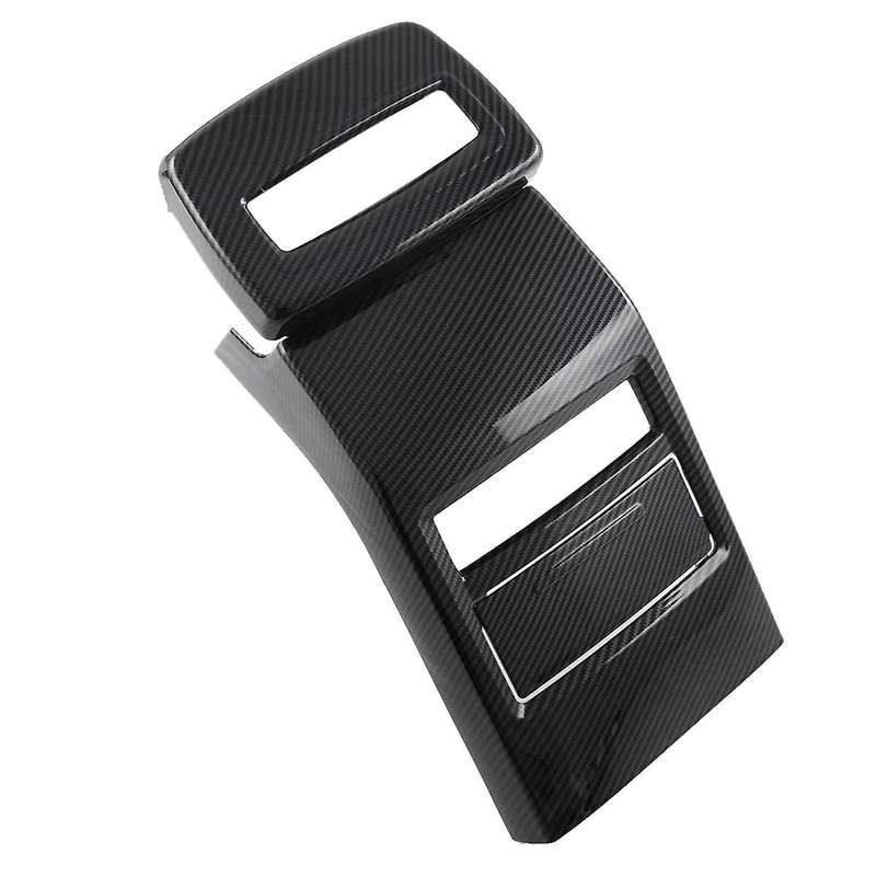 Car Rear Air Outlet Vent Panel Cover Trim Decor Protective Carbon Fiber Look for TANG