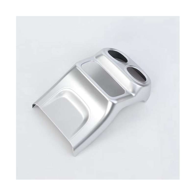 Car Rear Anti-kick Panel Air Conditioner Outlet Vent Cover Trim for Glc Class X254 2023(silver)