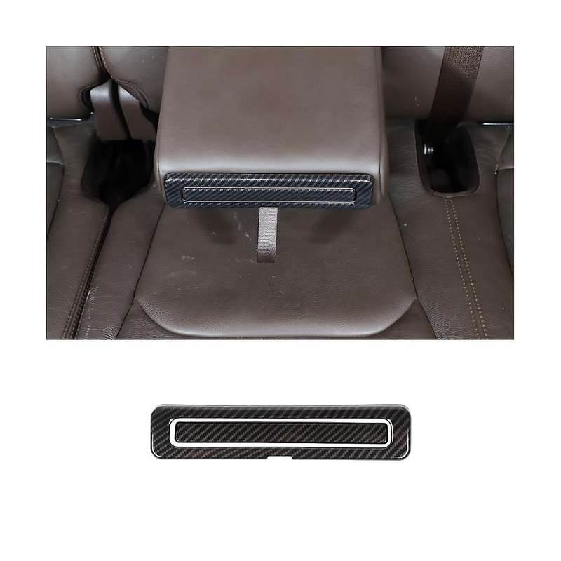 Car Rear Armrest Box Water Cup Holder Cover Trim for 2015 2016 2017 2018 2019 2020 Accessories