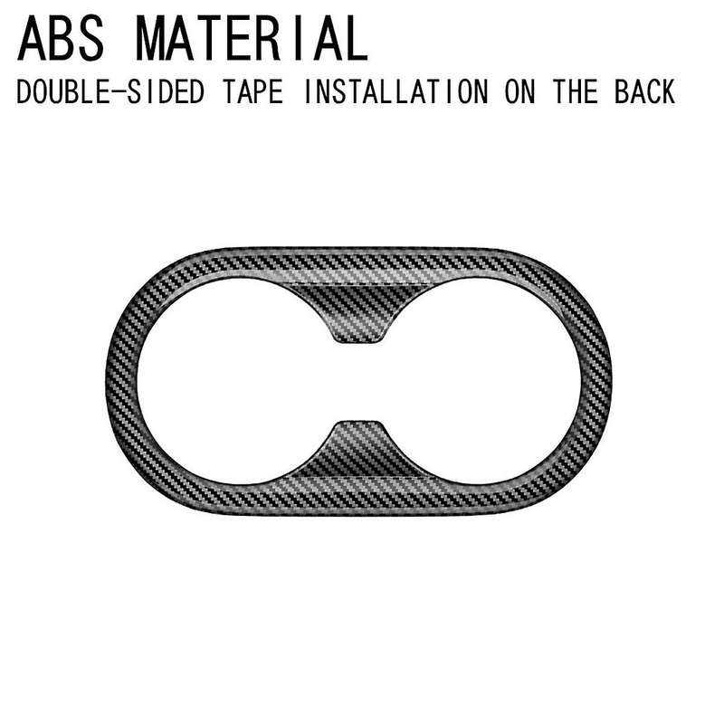 Car Rear Back Seat Water Cup Holder Panel Trim Frame for 2024+ Car Interior Accessories A