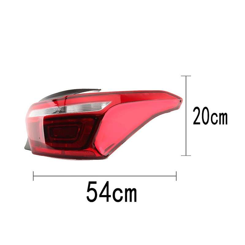 Car Rear Brake Lights Tail Light Cover Assembly for Elysee 2016 No Bulb Right