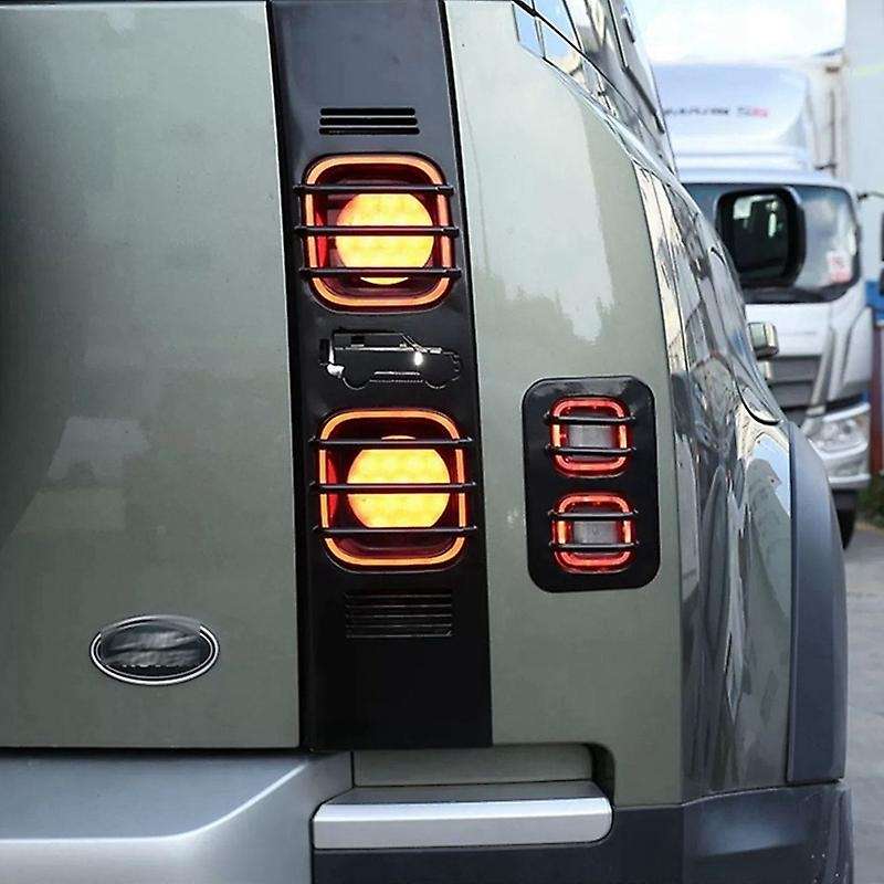 Car Rear Brake Light Wide Indicator Cover Light Metal Protective Net Cover for 110 2020-2024