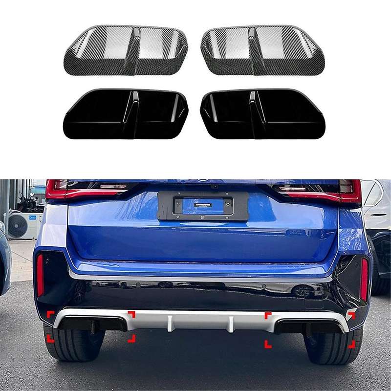 Car Rear Bumper Diffuser Lip Cover Boot Lower Splitter Spoiler Protector for X1 IX1 U11 2023+ B