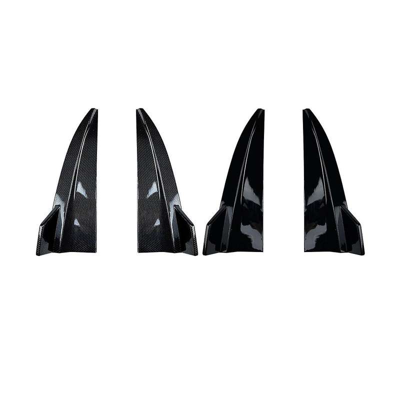 Car Rear Bumper Diffuser Side Splitters for C-class Variant Wagon S205 C180 C200 C43 2015-2020(blac