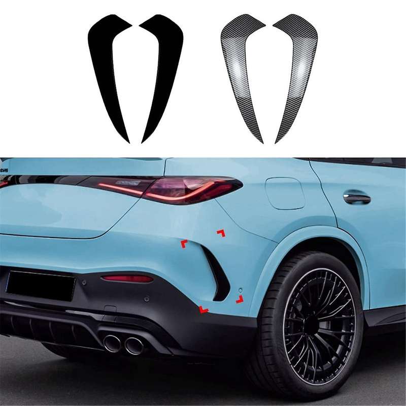 Car Rear Bumper Diffuser Splitter Spoiler Body Kit for GLC Coupe C254 2023+ GLC260 300,A