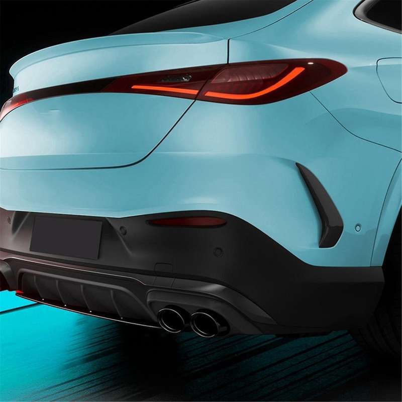 Car Rear Bumper Diffuser Splitter Spoiler Body Kit for GLC Coupe C254 2023+ GLC260 300,A