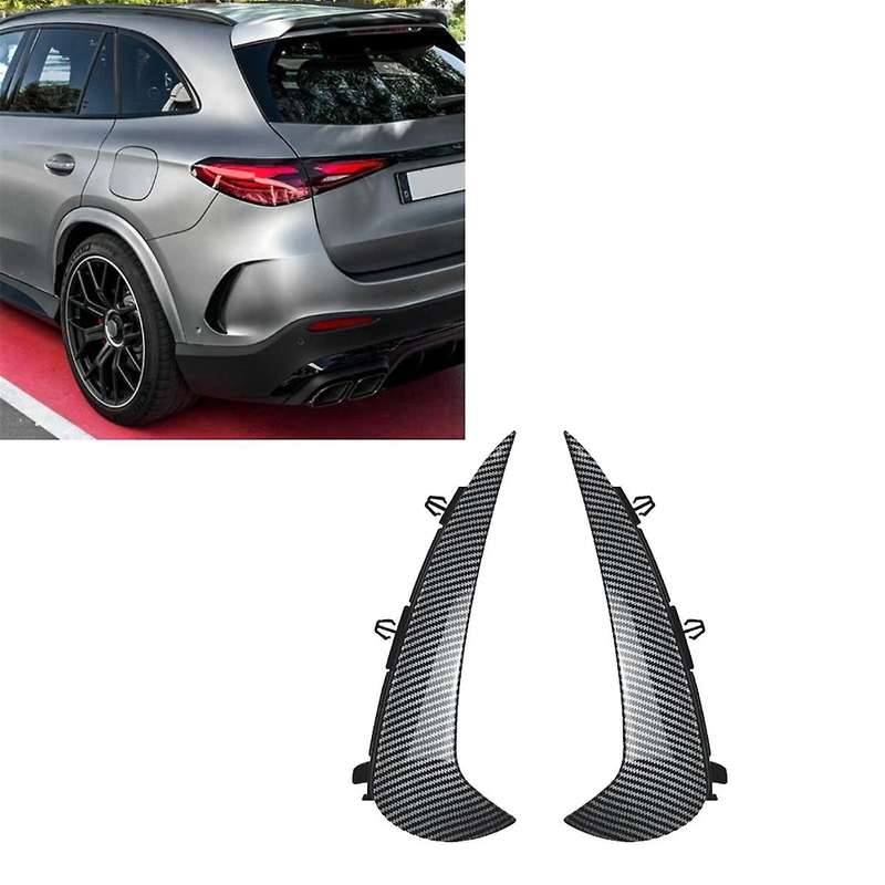 Car Rear Bumper Diffuser Splitter Spoiler Body Kit for GLC Class X254 Line 2023+ Carbon Fiber