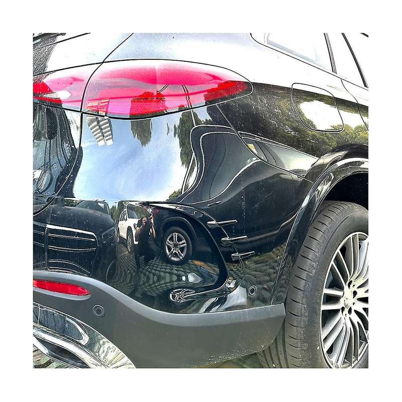 Car Rear Bumper Diffuser Splitter Spoiler Body Kit for Glc Class X254 2023+ Glc260 Glc300 (carbon )