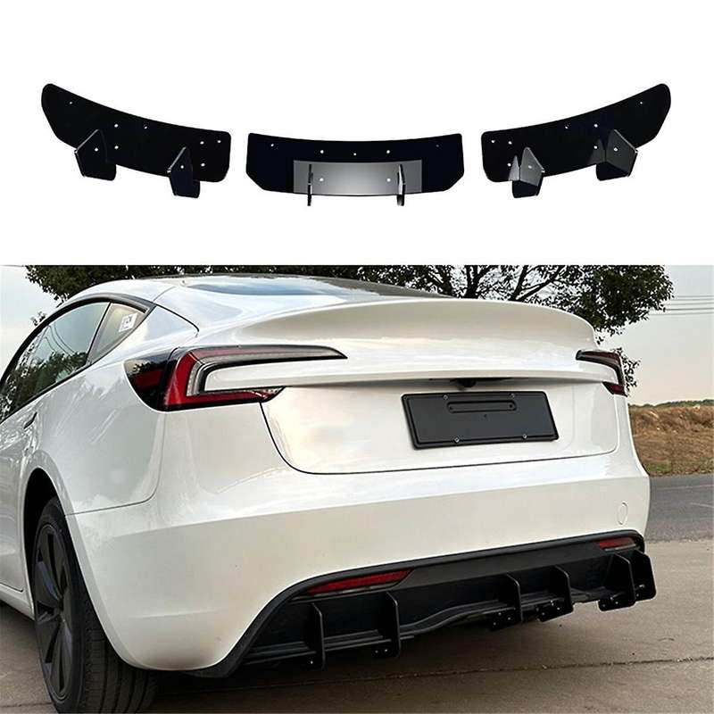 Car Rear Bumper Diffuser Spoiler Lip for 2023+ Accessories
