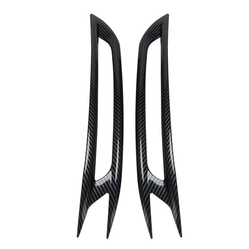 Car Rear Bumper Fog Lamp Cover Fog Light Eyebrow Frame Cover Trim for 11Th Generation 2021 2022