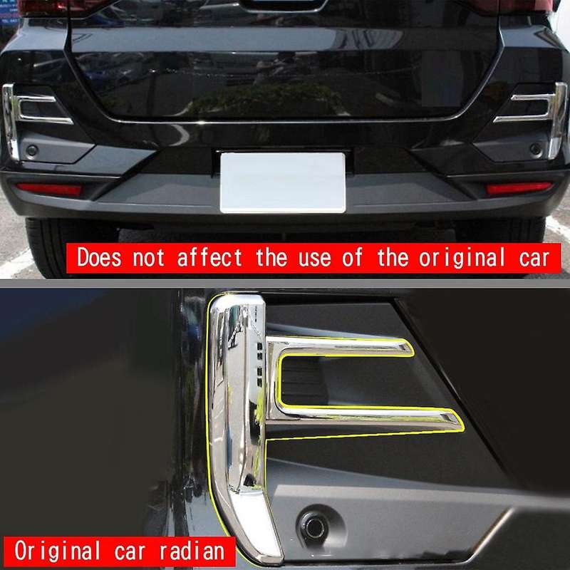 Car Rear Bumper Fog Lamp Frame Rear Fog Lamp Grille Car Accessories for Raize 200 Series 2021