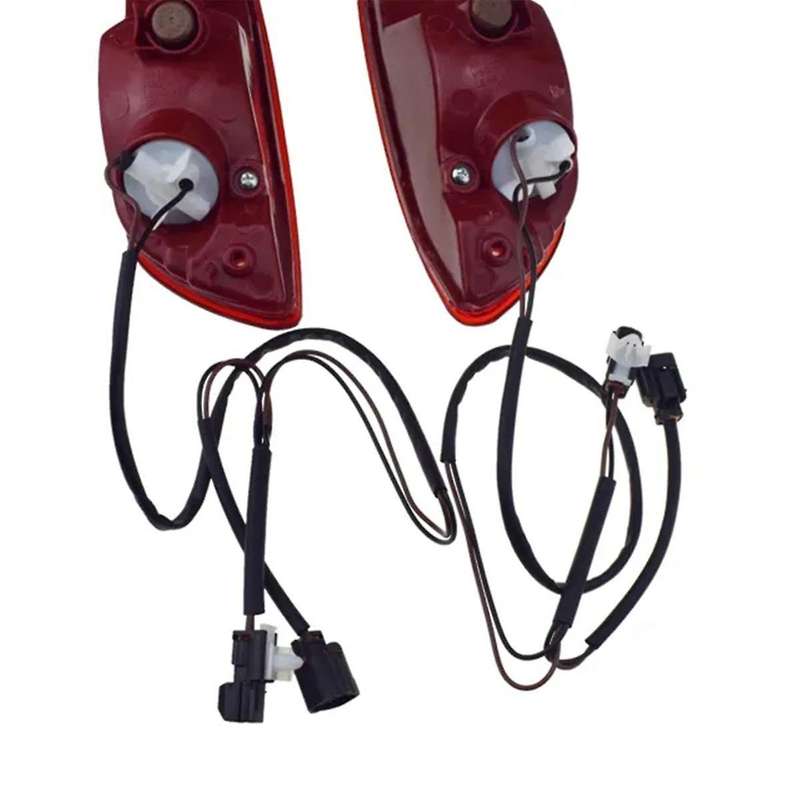 Car Rear Bumper Fog Light Brake Light Stop Lamp with Bulb Wire 92408-2B500 92409-2B500 for 10-12 2.4