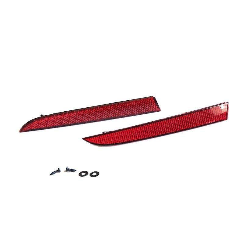 Car Rear Bumper LED Reflector Brake Light Replacement Red Fits for 16-20