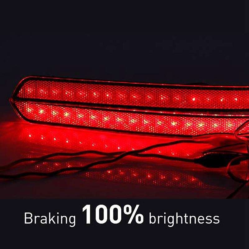 Car Rear Bumper LED Brake Light Reflector Lights for Magentis K5 2011-2013