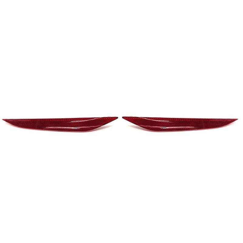 Car Rear Bumper Left Right Side Reflector Frame Rear Brake Lamp for Stelvio 2017-2022