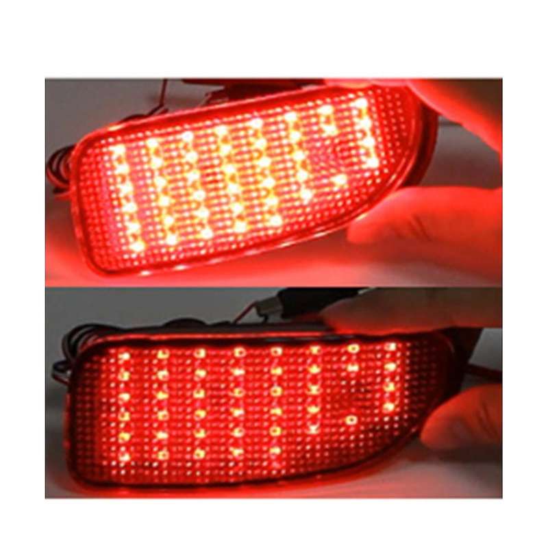 Car Rear Bumper LED Tail Brake Light Reflector Light Red Lens for Previa Estima 30 Series Car Access