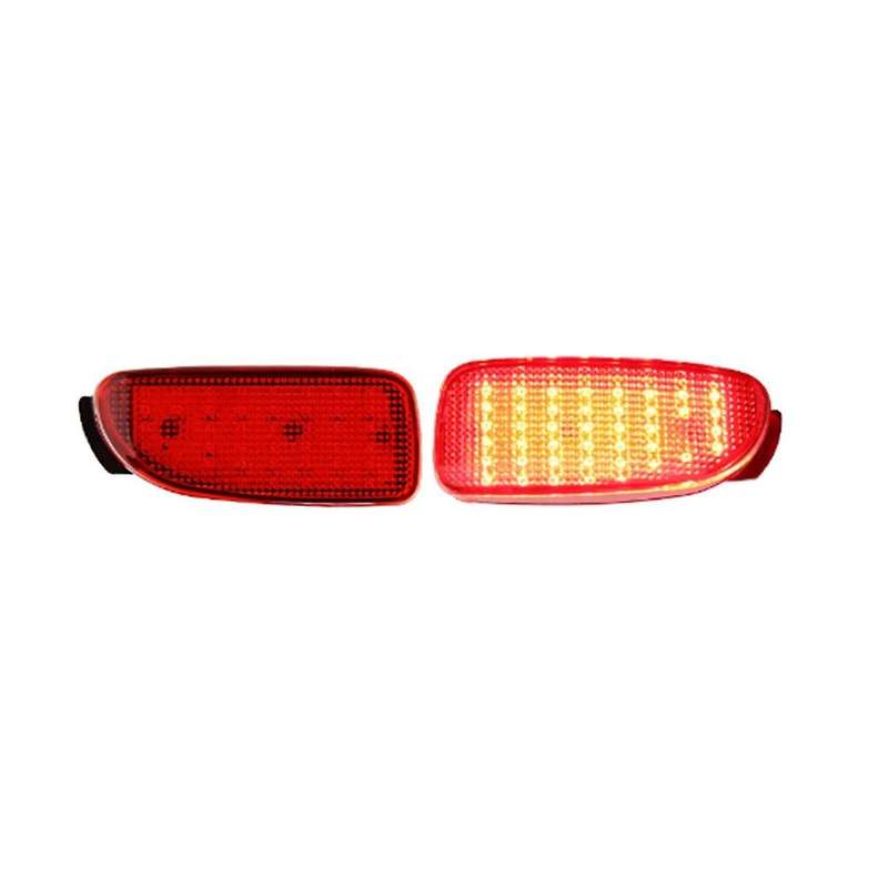 Car Rear Bumper LED Tail Brake Light Reflector Light Red Lens for Previa Estima 30 Series Car Access