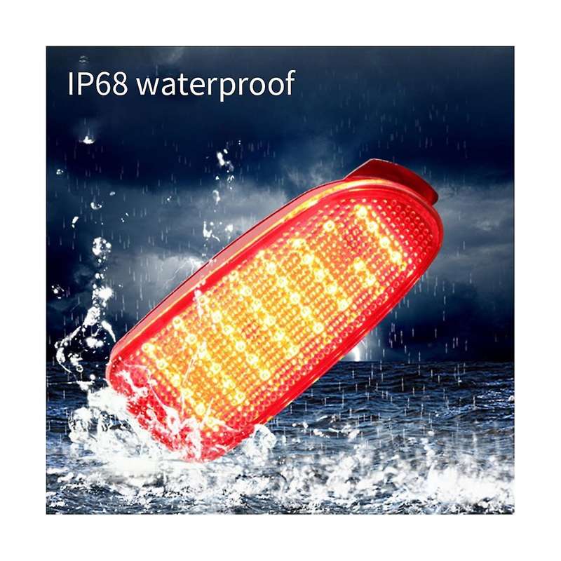 Car Rear Bumper LED Tail Brake Light Reflector Light Red Lens for Previa Estima 30 Series Car Access