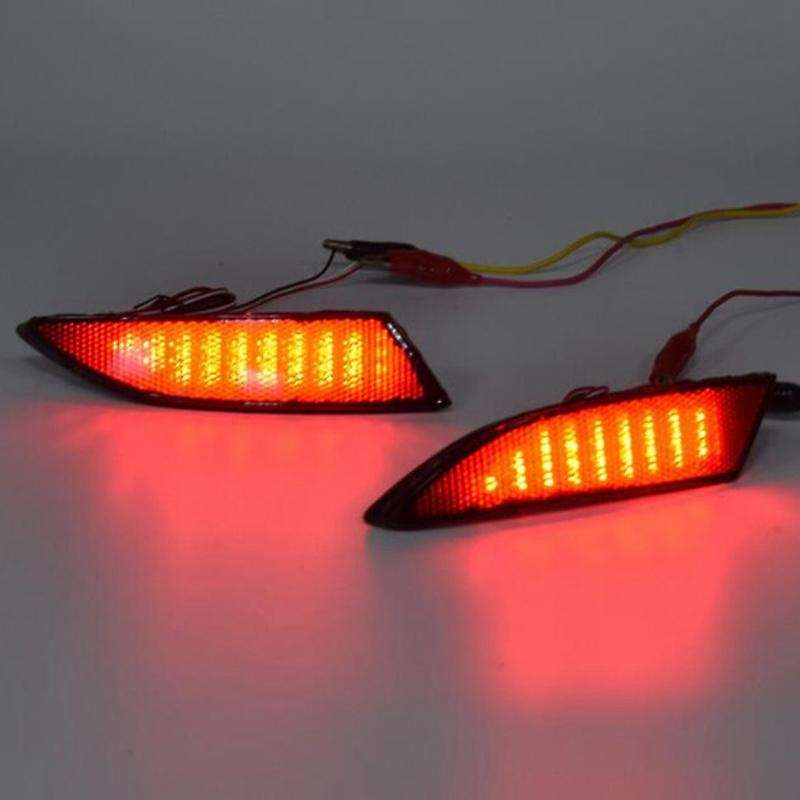 Car Rear Bumper LED Tail Light Brake Light Reflector for Focus 3 Sedan Hatchback 012-2014