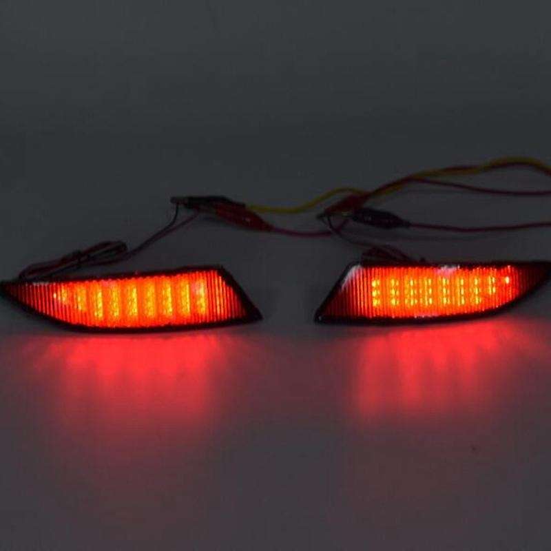 Car Rear Bumper LED Tail Light Brake Light Reflector for Focus 3 Sedan Hatchback 012-2014