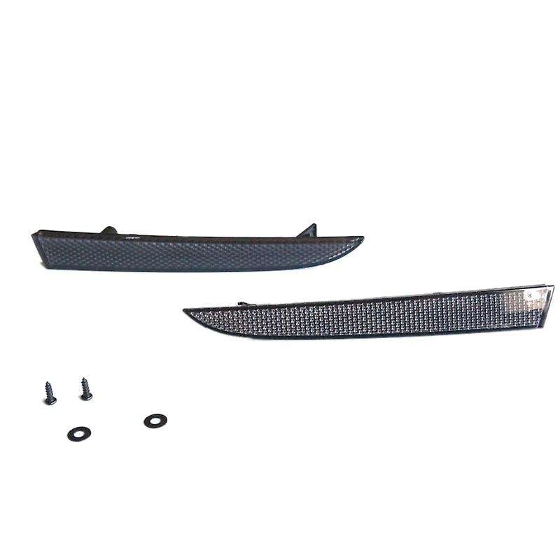 Car Rear Bumper LED Reflector Brake Light Replacement Smoky Fits for 16-20