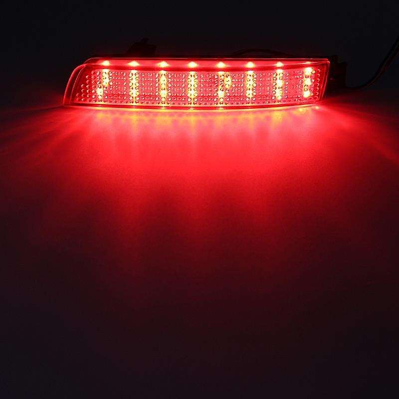 Car Rear Bumper LED Tail Brake Light Reflector Light Red Lens for Juke// FX35/FX37/FX50