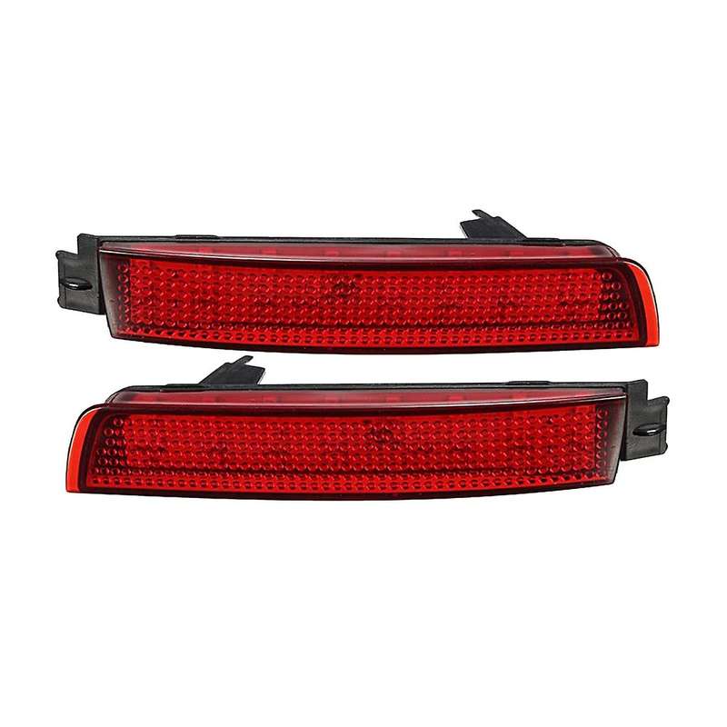 Car Rear Bumper LED Tail Brake Light Reflector Light Red Lens for Juke// FX35/FX37/FX50