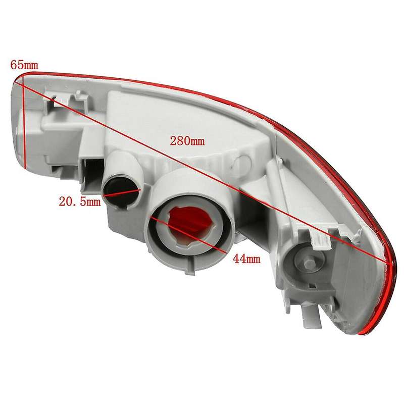 Car Rear Bumper Light Fog Light Reflector Light for 2007-2012 Left