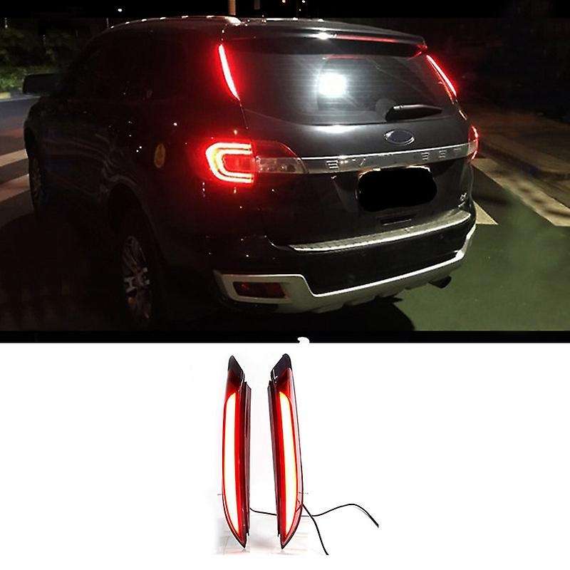 Car Rear Bumper Light Car Daytime Running Light Signal Lights Brake Light Column Light for Everest 2